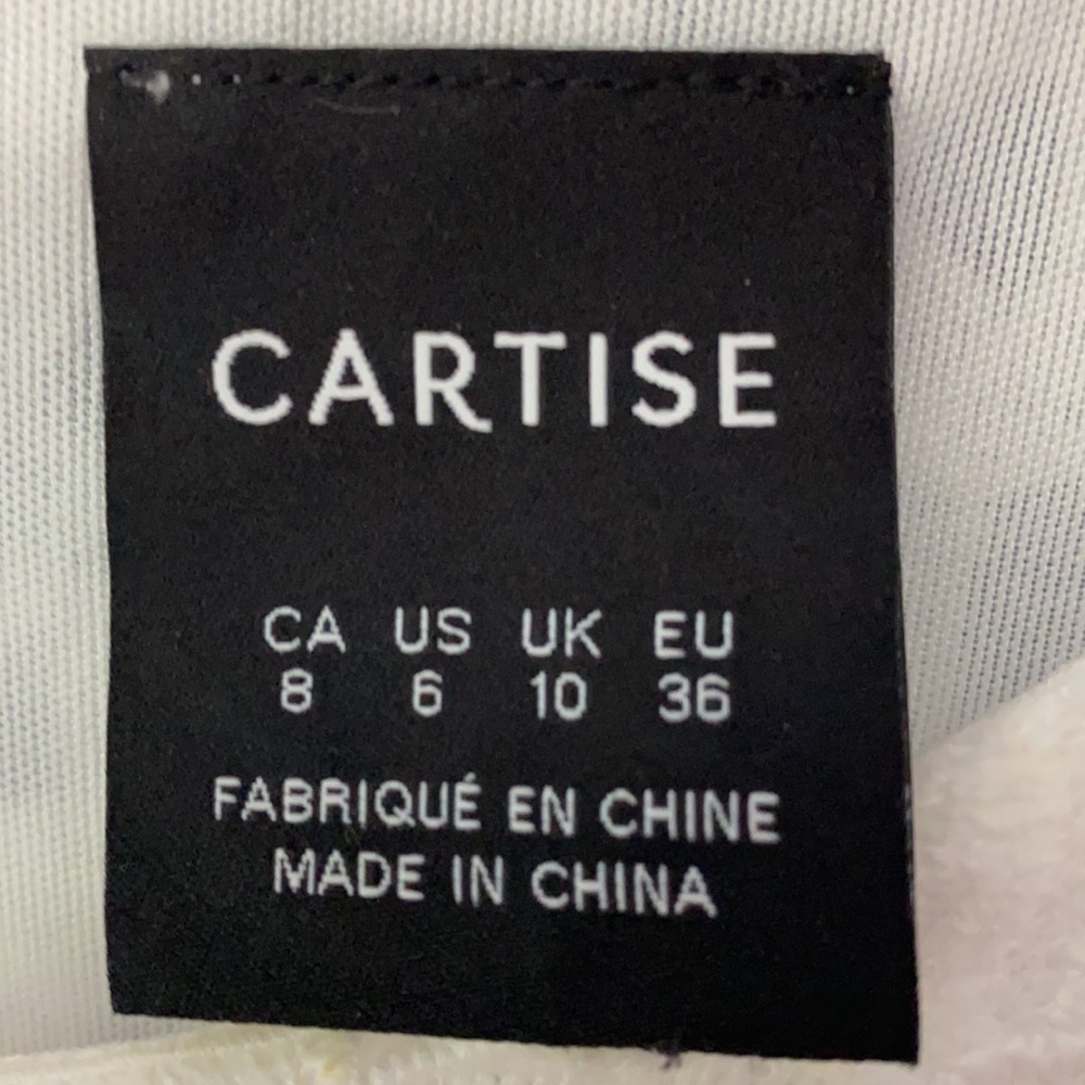 CARTISE NWT White Daisy Lace Mod Dress Sz 6 - Picture 6 of 7